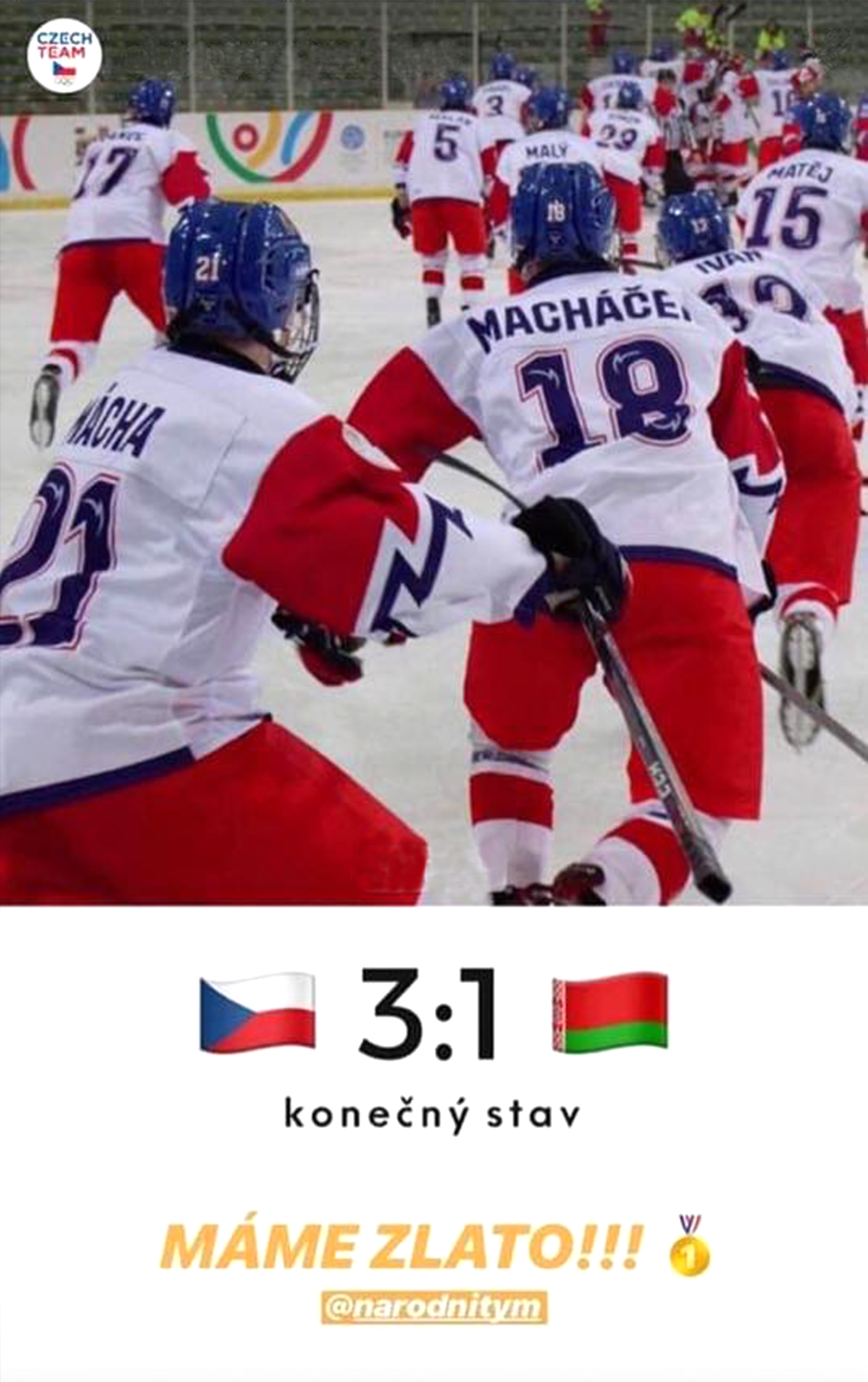 Olympijské zlato do Nového Jičína!!!